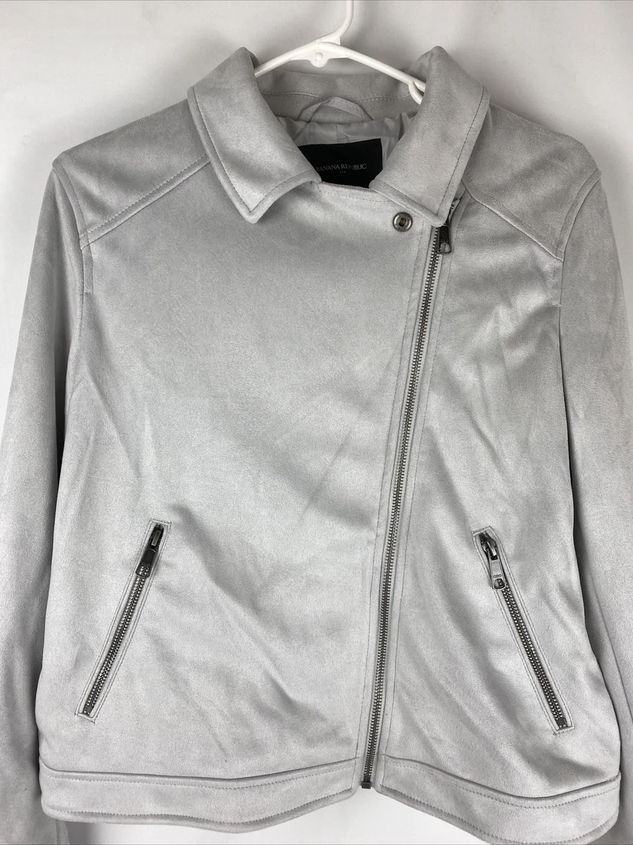 Banana republic suede moto jacket store