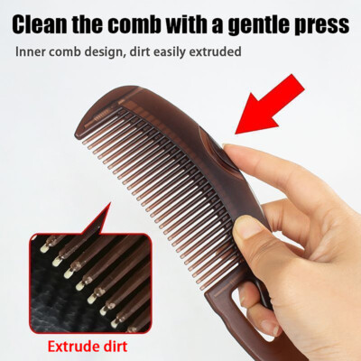 Anti Dandruff Massage Comb Anti Static Anti Tangling Hair Brush Press To·:J