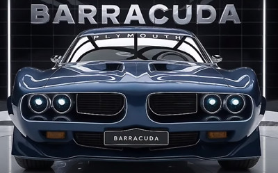 Plymouth 'cuda concept car 1/18ブラック稀少品 Plymouth 'cuda concept car 1/18スケール 稀少品（Barracuda