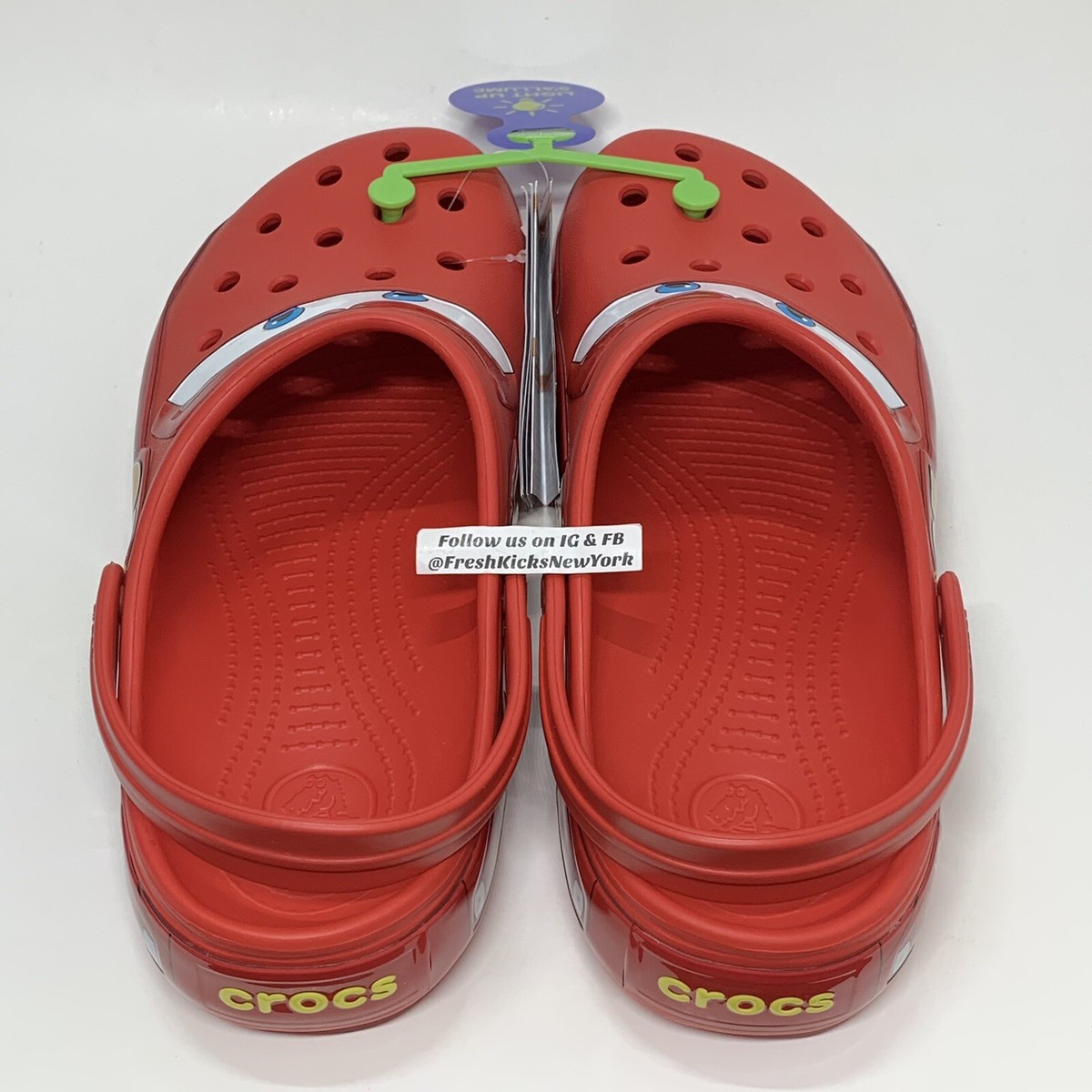 Crocs Classic Clog Lightning McQueen Men Size 11 205759-601