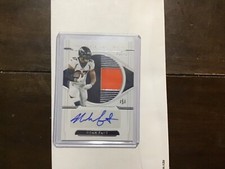 2021 National Treasures Noah Fant Denver Broncos 8/25 auto patch