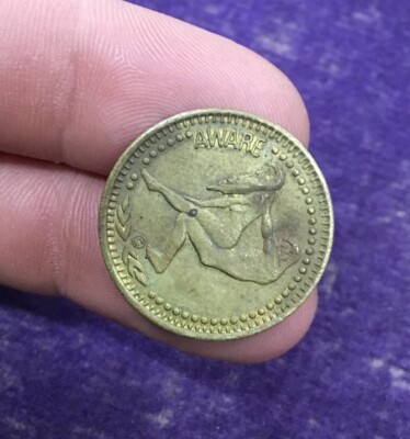 Vintage Active/ Aware Adult Novelty Sex Position Token Coin | eBay