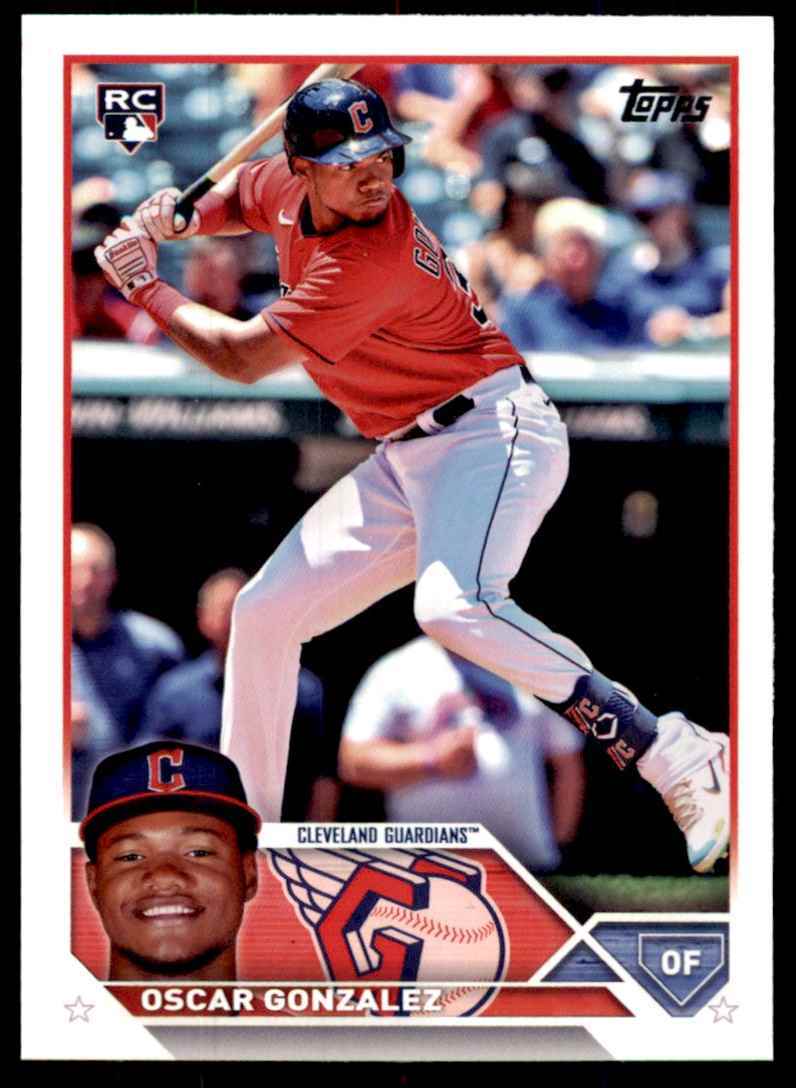 2023 Topps Oscar Gonzalez Baseball Cards #119