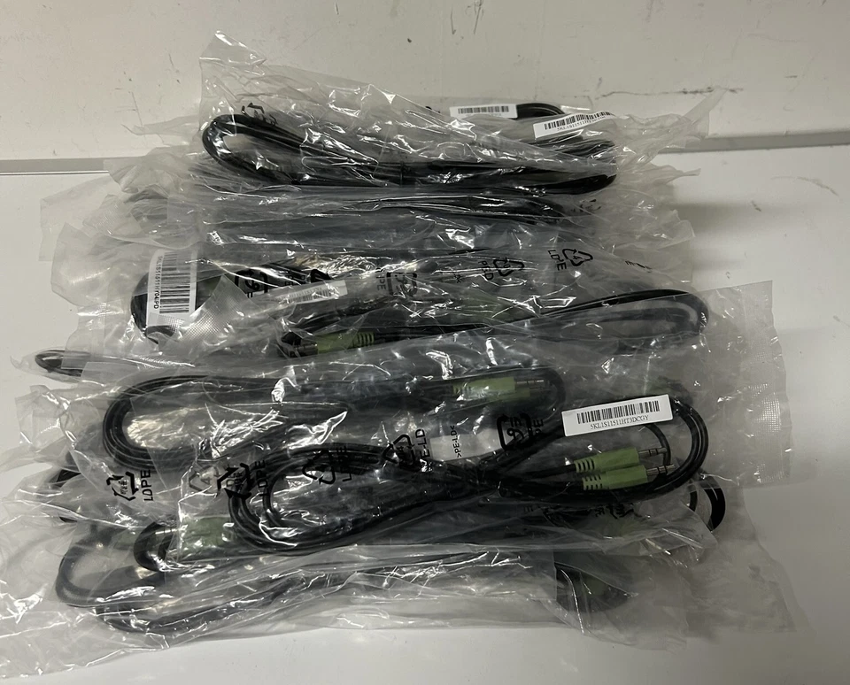 Lot of 10 Qty New 6ft AUX 3.5mm Audio Cable Male to Male Stereo Aux Headphone - Image 4 of 4