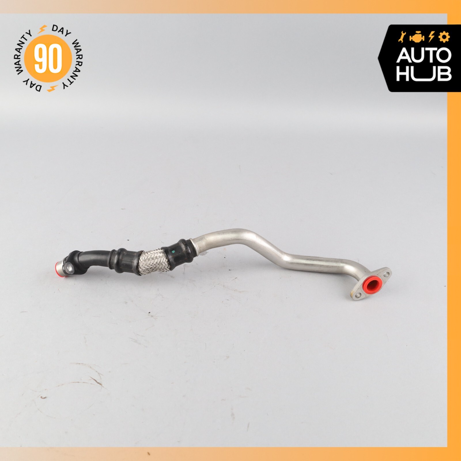 03-12 Bentley Continental Flying Spur Turbocharger Return Oil Line Right Side