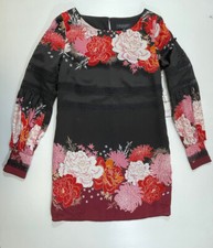 Laundry Women’s Long Sleeve Lace & Button Detailing Floral Shift Midi Dress 2
