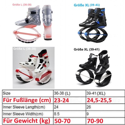 Kangaroo Bounce Jumping Springschuhe Stiefel Boots Shoes mehrere Farben Draussen