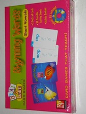Deal  Learn Rhyming Words short Vowels Card Game new 