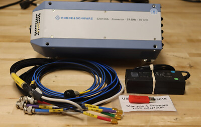 Rohde Schwarz SZU100A I/Q Upconverter 57-66GHz used w/SMW200A Guaranteed GOOD