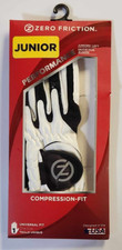 Zero Friction Junior Left Hand Golf Glove Compression Fit Universal Fit