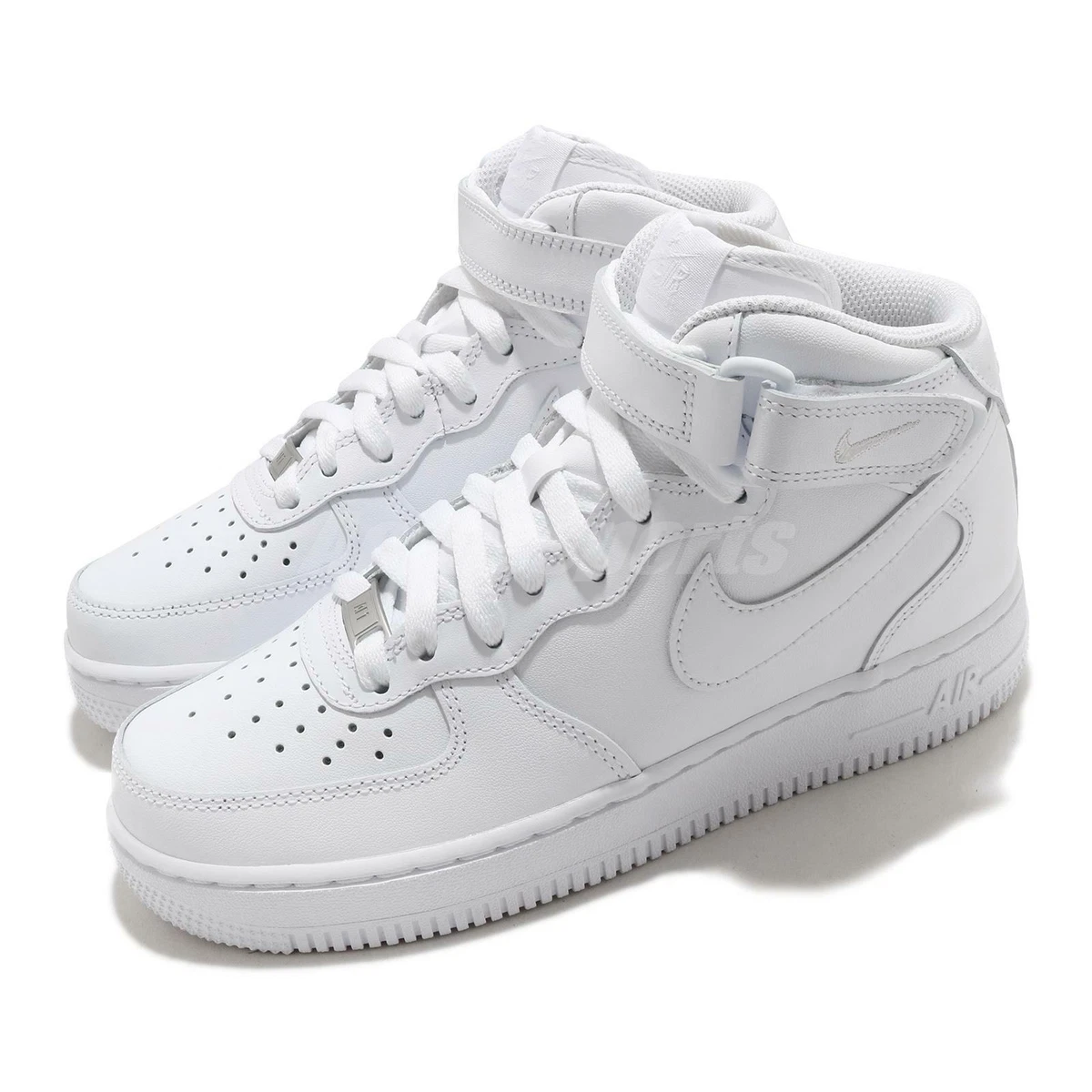 Nike Wmns Air Force 1 07 Mid Triple White Women Casual Shoes