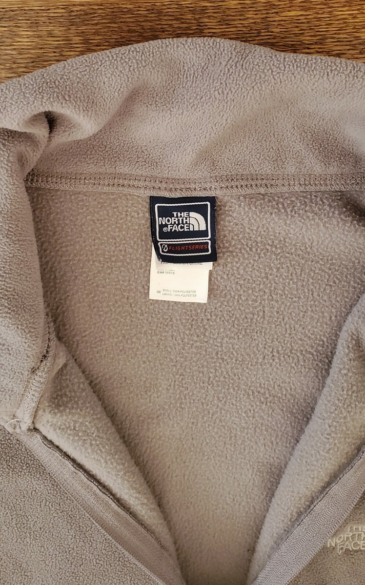 The North Face Flight Series Men's S Gray 1/2 Zip Fleece Pullover