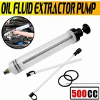 500CC Large Oil Suction Filler Fluid Transfer Syringe Gun Pump Extractor  500ML
