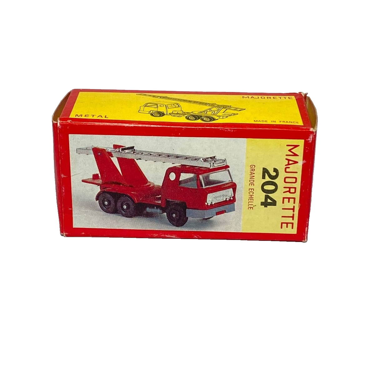 MAJORETTE ANCIEN CAMION Bernard Grande échelle Pompiers 1/100 EUR 10,00