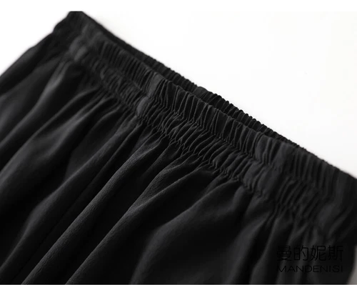 Damen 100 % Seide Maulbeere weites Bein Hose Abend Komfort Palazzo lose Hose - Bild 18 von 39