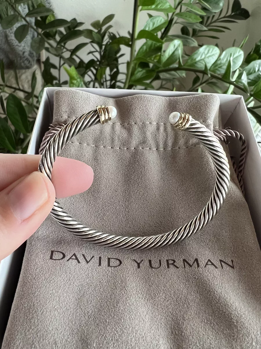 David yurman cable classics hotsell bracelet with 14k gold 5mm