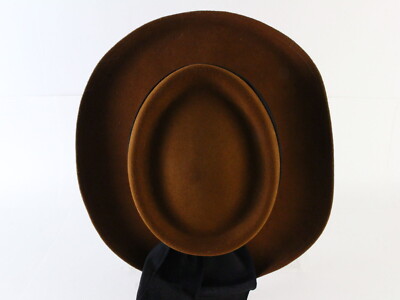 Fiesta Santa Barbara Concho Hat Women\'s Large brown felt  Sun Southwestern VTG Vintage Fiesta Santa Barbara Size Small Felt Ranch Hat, Red  main image 4