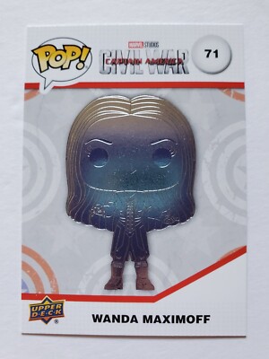 2023 Funko Marvel Upper Deck Infinity Saga Platinum Wanda Maximoff #71
