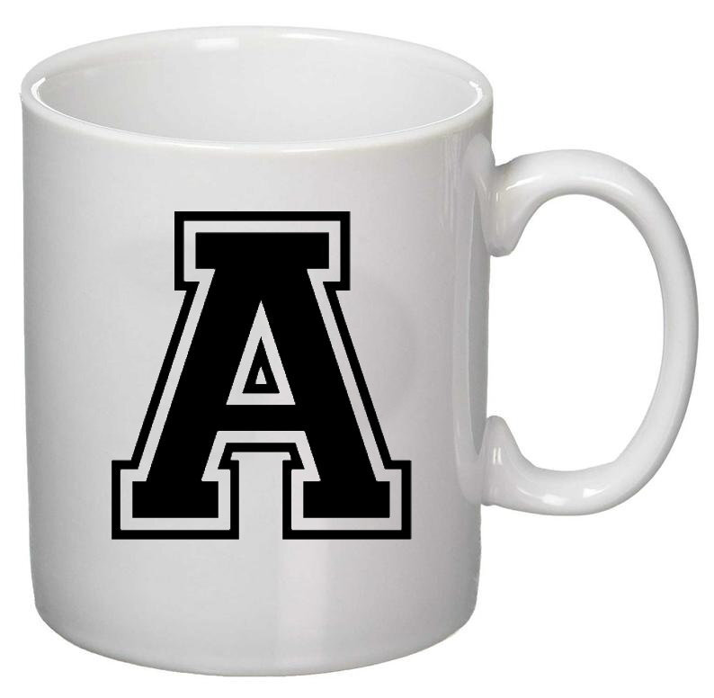 Personalised Alphabet Mug Mug Tea And Coffee Mug Cup