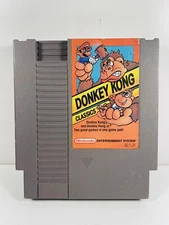 DONKEY KONG CLASSICS -- NES Nintendo Original Authentic Arcade Game 
