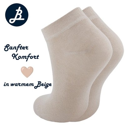 Damen Sneaker Socken 36-40 Bambus 2-12 Paar atmungsaktiv Sommer weich