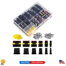 Versatile 50 Set Waterproof Automotive Connector Kit - Reliable Safe Connections
