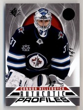 2020-21 SP Authentic Profiles Black #AP3 Connor Hellebuyck 1/1