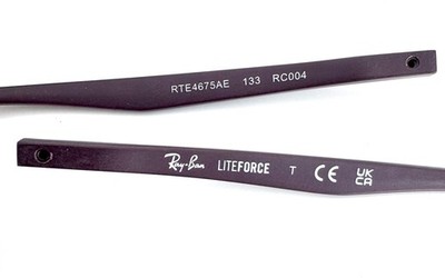 Ray Ban RB RX6518 Liteforce BROWN Replacement Temple Arms 55mm 1