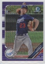 2019 Bowman Chrome Prospects Mega Box Purple Mojo Refractor /250 Dustin May 17fl