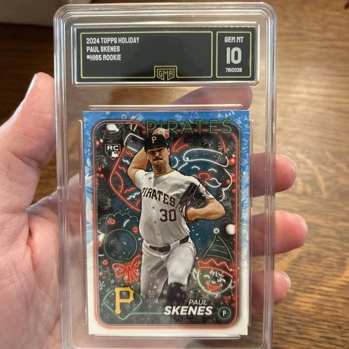 2024 Topps Holiday Paul Skenes Rookie RC PSA 10 Gem Mint