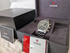 TUDOR Black Bay Chronograph Heritage 79350 Complete Box Papers