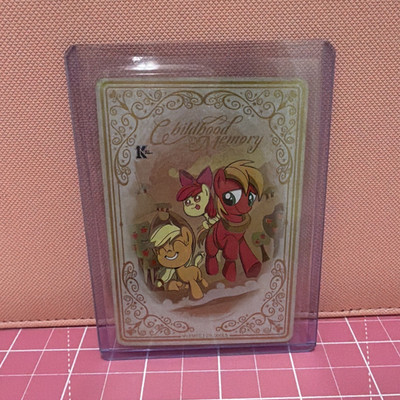Kayou My Little Pony CCG Childhood Memory Applejack Foil Full Art ZR 006L5