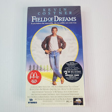 Field of Dreams VHS 1992 McDonalds Promo New Sealed Kevin Costner James E Jones
