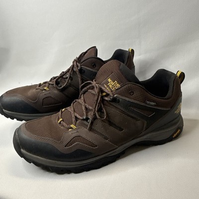 The North Face Hedgehog Mens Shoes Sz 15 Brown Vibram Dry Vent Waterproof Lowtop