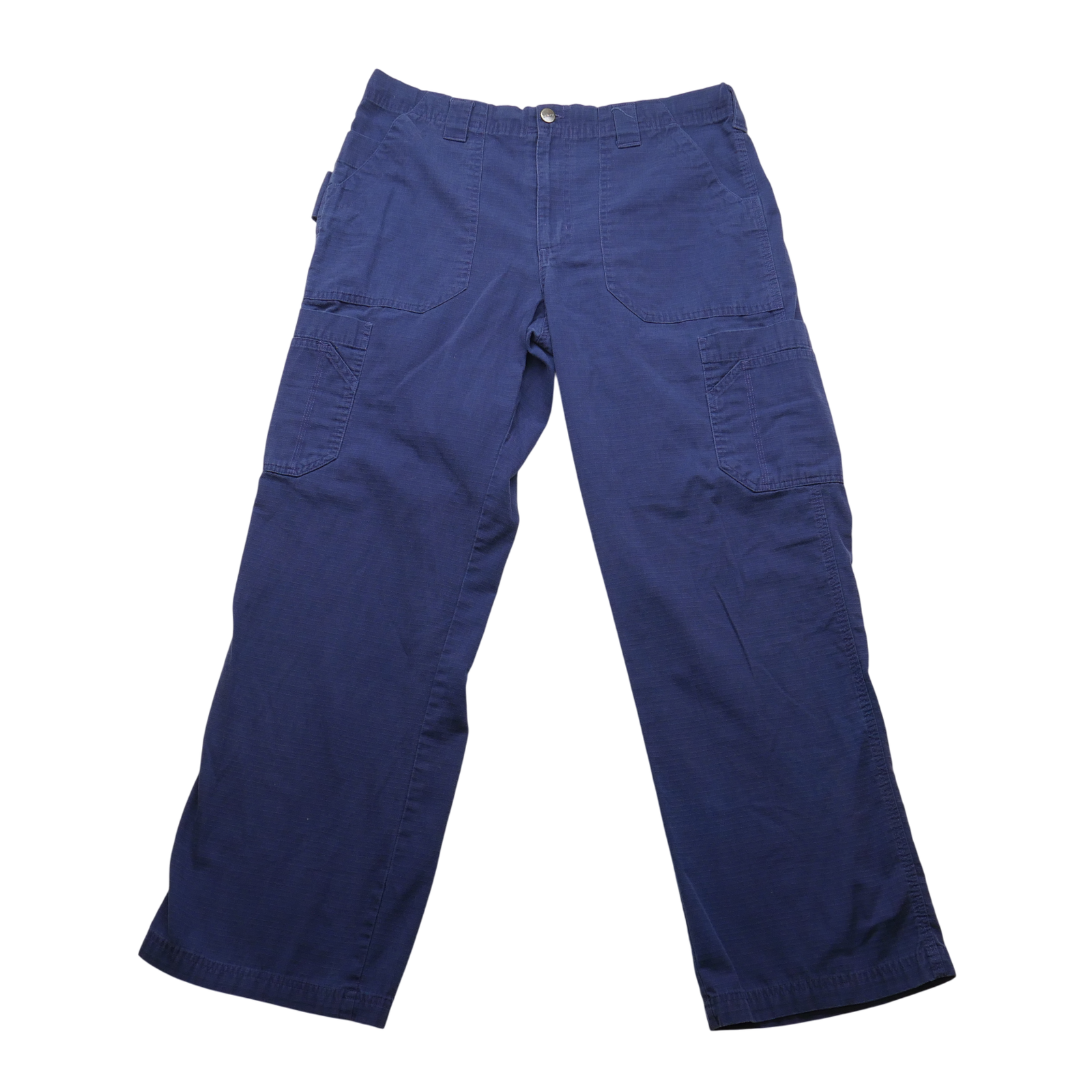 Carhartt Mens Medium Ripstop Cargo Work Pants Tactical Utility Blue-image