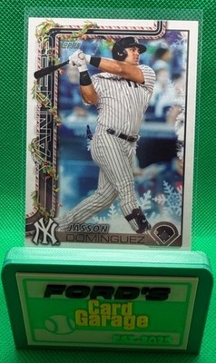 2025 Topps Holiday #H10 Jasson Dominguez New York Yankees