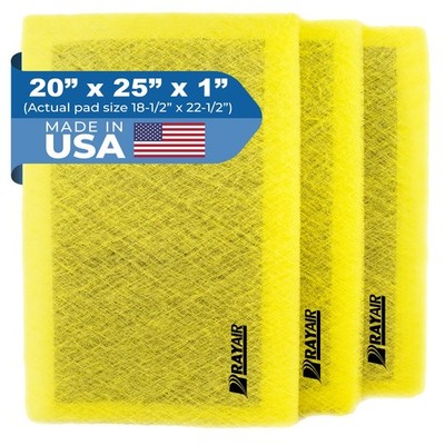 Ray Air Supply 20x25 Filter Pads Designed to Fit MicroPower Guard Air Cleaner