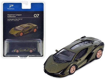 PosterCars H07B 1/64 Lamborghini Sian FKP 37 Verde Gea Green Metallic