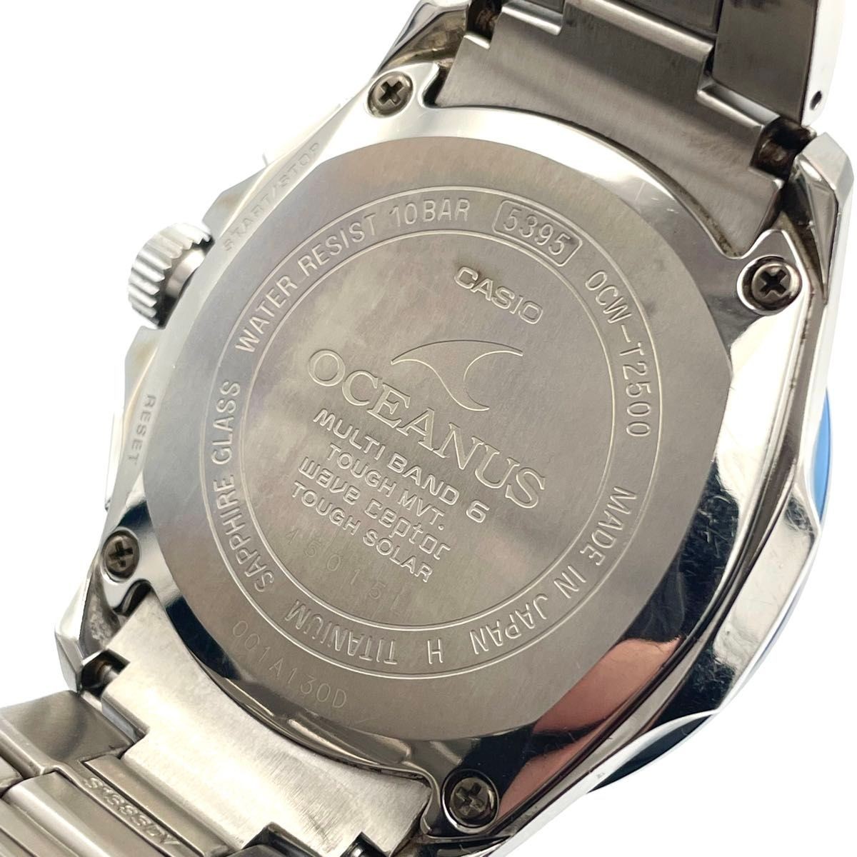 ColorCASIO OCEANUS OCEANUS Titanium White Blue OCW-T2500C-7AJF | eBay