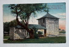 1917 TX Postcard San Antonio Texas Santa Anna's Old Home San Pedro Park building