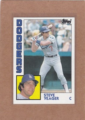 1984 TOPPS BASEBALL STEVE YEAGER #661 DODGERS NMMT OR BETTER *E5330