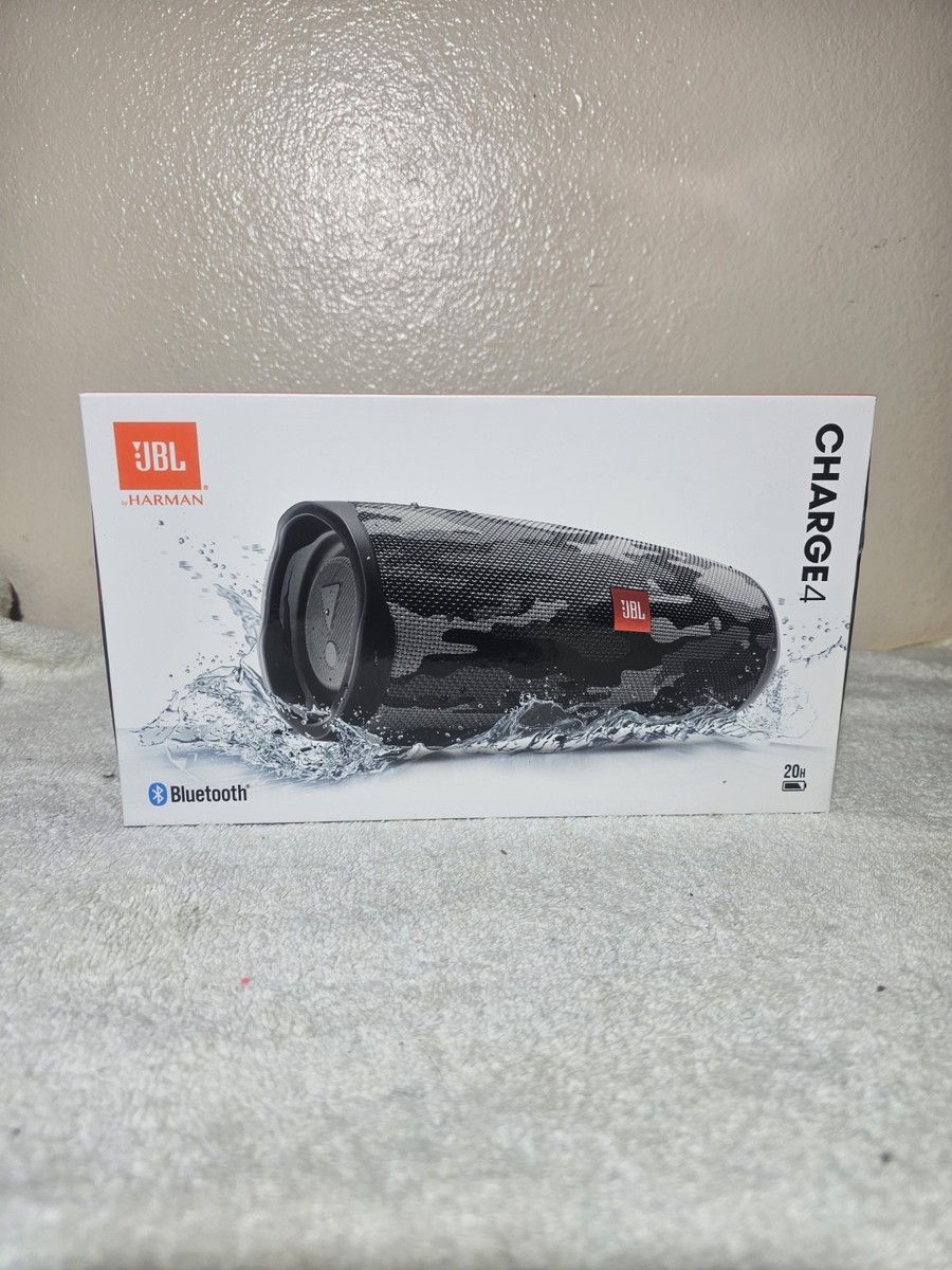 JBL Charge 4 Bluetooth Speaker - Black Camo for sale online | eBay