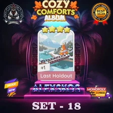 LAST HOLDOUT ⭐️ MONO_POLY_MO_-GO 4 STARS STICKERS CARDS ⚡️FAST SEND ⚡