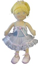 Emily 16" Ballerina DOLL ONLY Light Skin Yellow Hair Tiara Ballet Shoes Dress