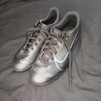 Nike Merc Fußballschuhe Multi Ground Schwarz Kinder Jungen Jugend Größe UK 2 Astro