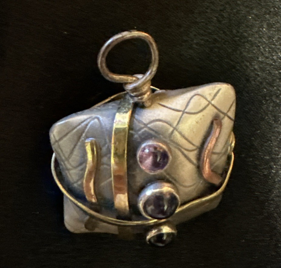 SMB Artesian Signed Sterling Silver, Multi-Metal … - image 9