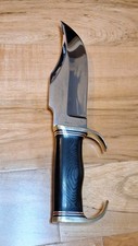 STEVE VOORHIS CUSTOM ELMER KEITH HUNTER BOWIE KNIFE, MICARTA HNDL MINT #3282 STEVE VOORHIS CUSTOM ELMER KEITH HUNTER BOWIE KNIFE, MICARTA HNDL MINT #3282