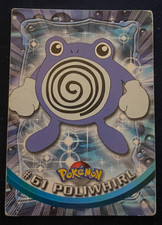 Poliwhirl #61 Topps TV Animation Edition Blue Label Pokemon Card MP