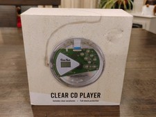 ClearTech Clear Portable CD Player Including Clear Earphones New 2 AA Not Incl