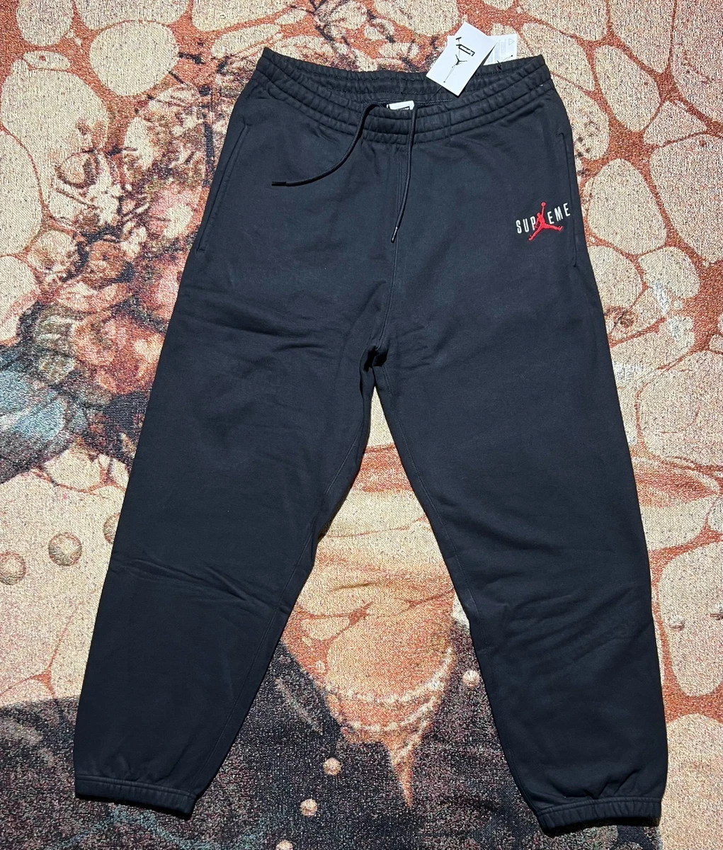 Supreme Men Sweatpants Black Activewear Pants for Men for sale | eBay